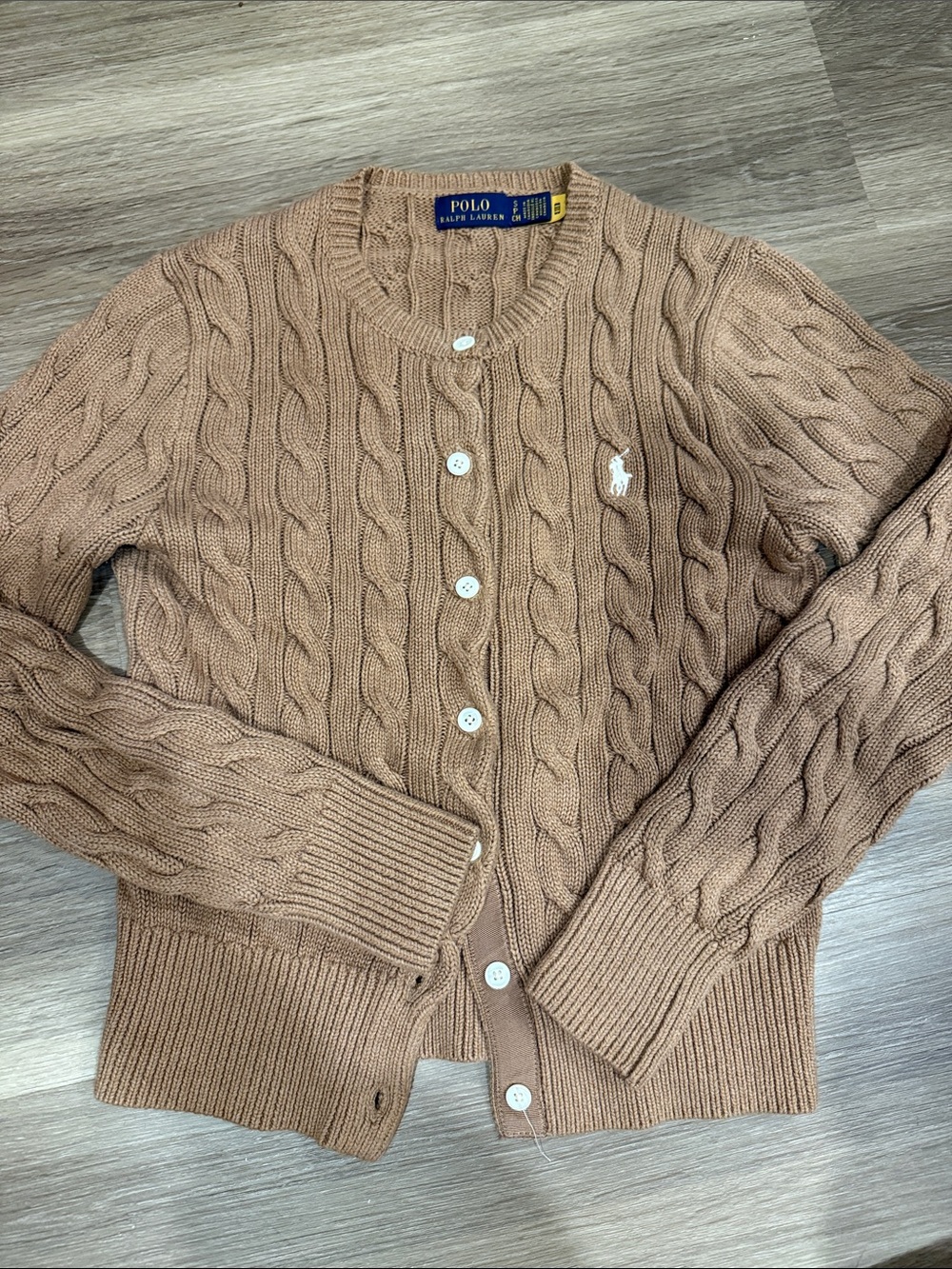 Ralph Lauren cable knit cardigan